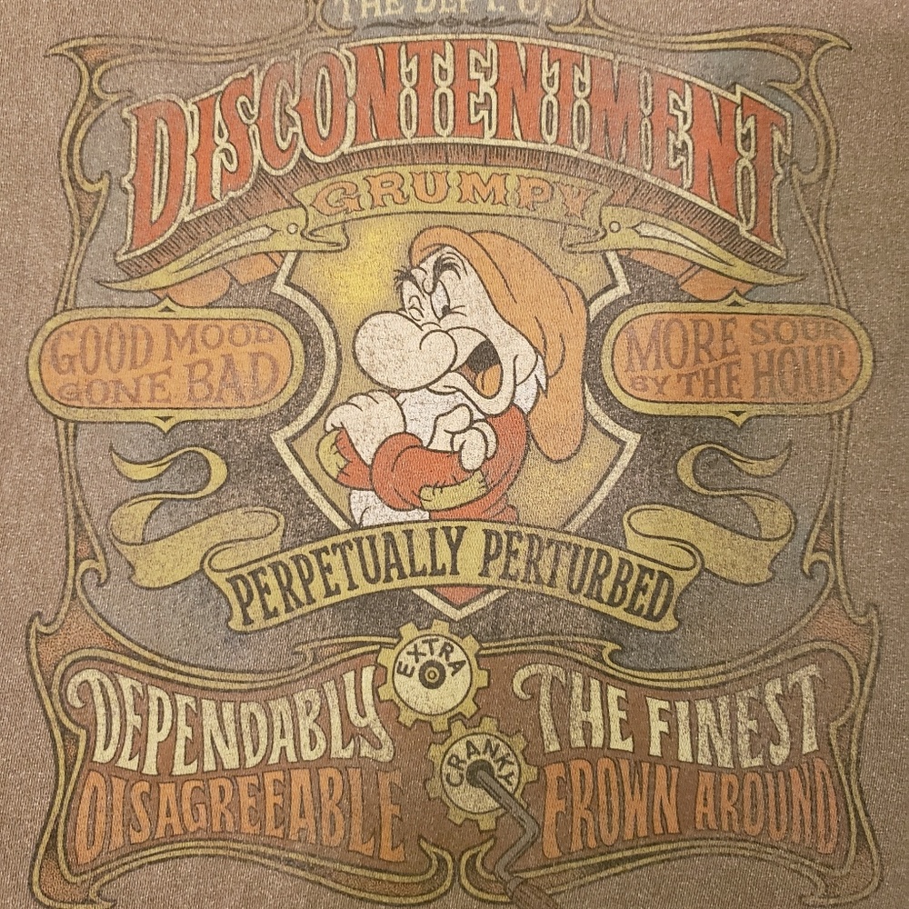 Vintage Disney Grumpy tshirt